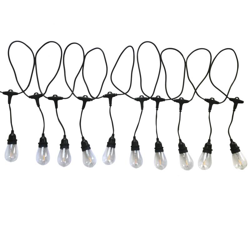 Transparent Marius Guinguette string light - 4,5m - Guinguette string lights - La Case de Cousin Paul