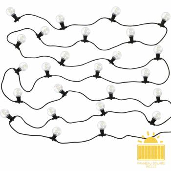 Solar Lichterkette Outdoor Circus transparent - 6m - Solar Lichterketten Outdoor - La Case de Cousin Paul