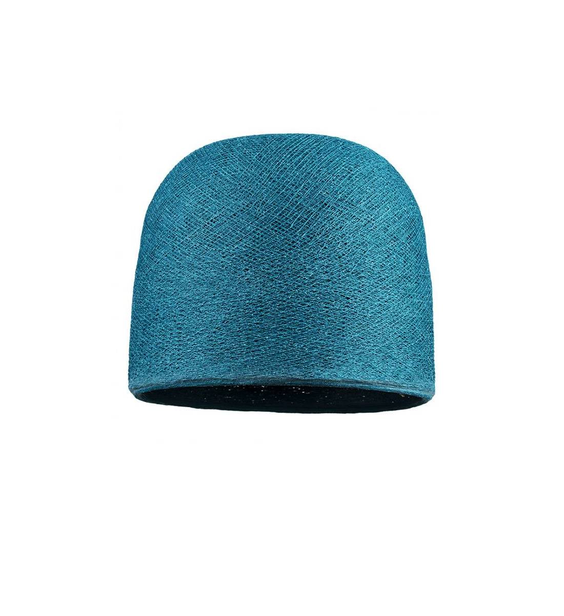 Cloche bleu paon - Abat-jour cloche - La Case de Cousin Paul