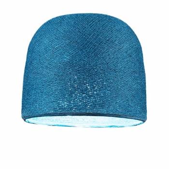 Cloche bleu paon - Abat-jour cloche - La Case de Cousin Paul