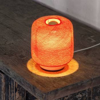 Orange Madison table lamp - Table lamp - La Case de Cousin Paul