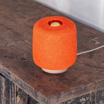 Orange Madison table lamp - Table lamp - La Case de Cousin Paul