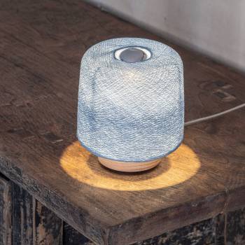 Denim Madison table lamp - Table lamp - La Case de Cousin Paul