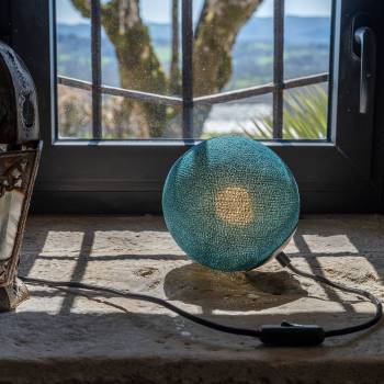 Mobile light APAPA - Peacock blue - Apapa Pendant lamp - La Case de Cousin Paul