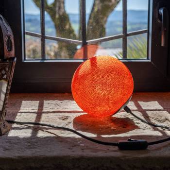 Suspension Nomade Apapa - Orange Fifty - Mobile Light fixture - La Case de Cousin Paul