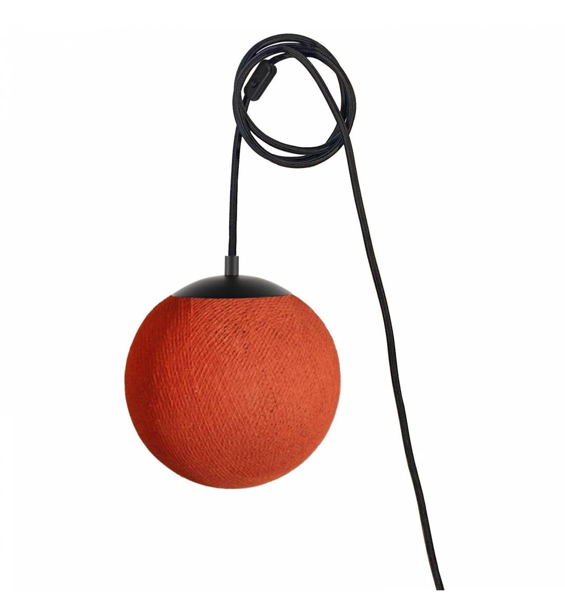 Suspension Nomade Apapa - Orange Fifty - Mobile Light fixture - La Case de Cousin Paul