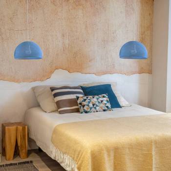 Dome Denim - New dome lampshades - La Case de Cousin Paul