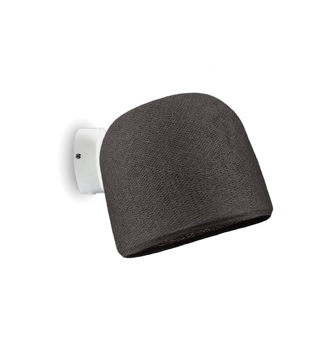 Applique murale blanche Cloche anthracite - Wandleuchte - La Case de Cousin Paul