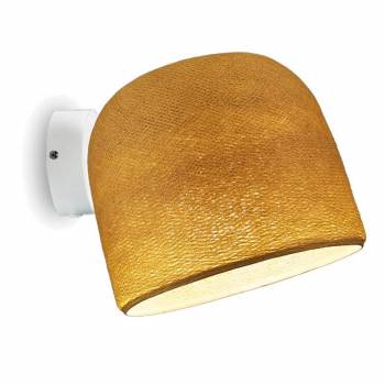 Applique murale blanche Cloche camel - El aplique - La Case de Cousin Paul