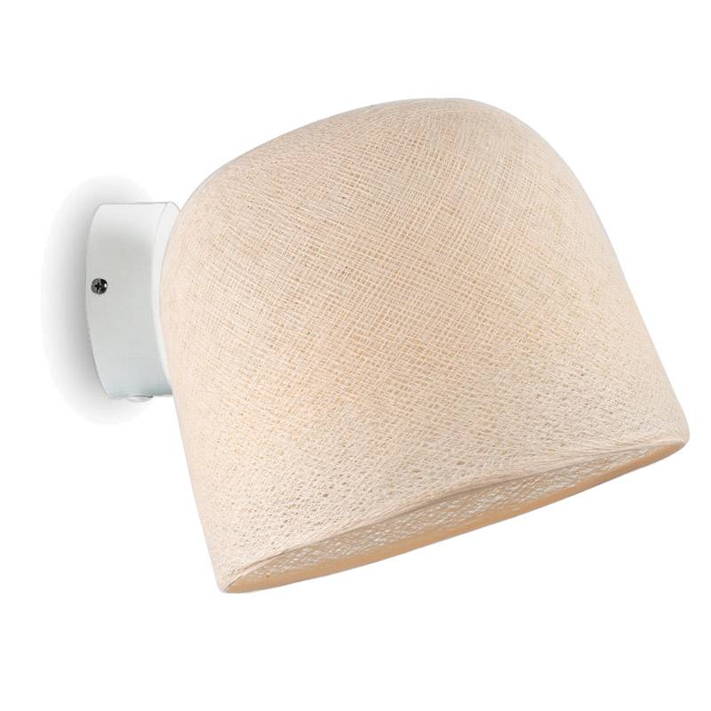 Applique murale blanche Cloche écru - Wandlamp - La Case de Cousin Paul