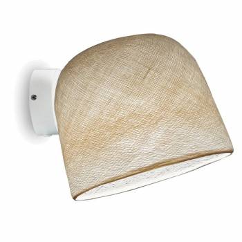 Applique murale blanche Cloche écru - Wandlamp - La Case de Cousin Paul