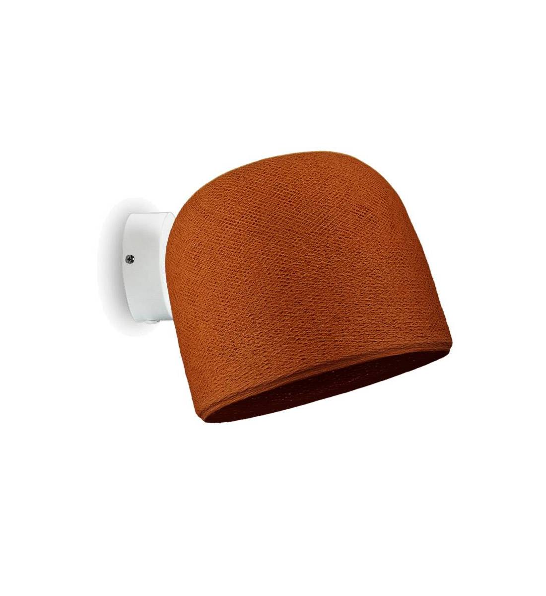 Applique murale blanche Cloche havane - Le applique - La Case de Cousin Paul