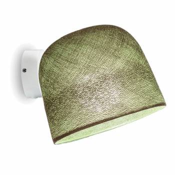 Applique murale blanche Cloche kaki - Wandleuchte - La Case de Cousin Paul