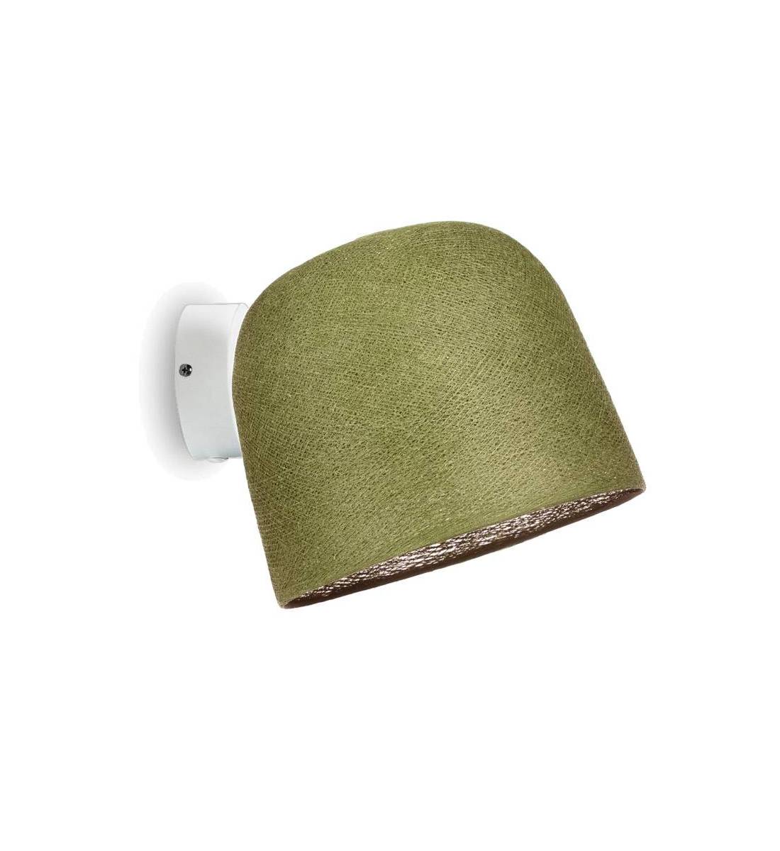 Applique murale blanche Cloche kaki - Applique murale - La Case de Cousin Paul