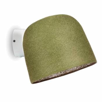 Applique murale blanche Cloche kaki - Wandlamp - La Case de Cousin Paul