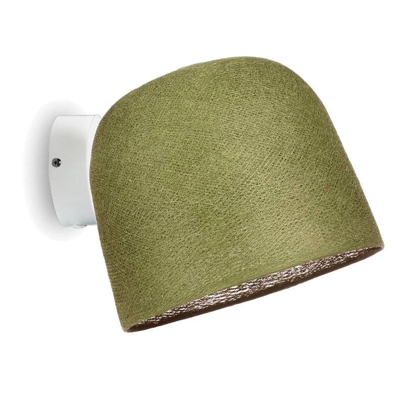 Applique murale blanche Cloche kaki - Le applique - La Case de Cousin Paul