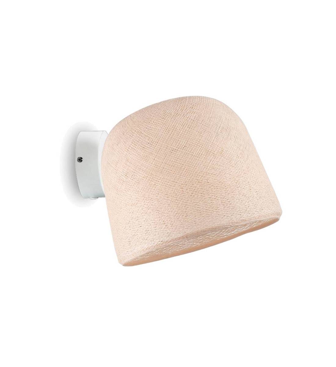 Applique murale blanche Cloche lin - Applique murale - La Case de Cousin Paul