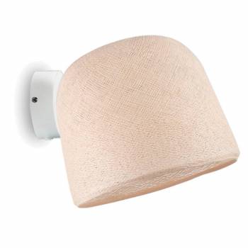 Applique murale blanche Cloche lin - Wandlamp - La Case de Cousin Paul