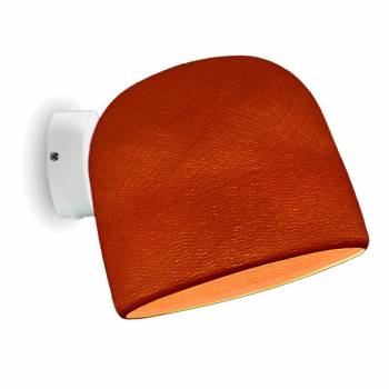 Applique murale blanche Cloche orange fifty - El aplique - La Case de Cousin Paul