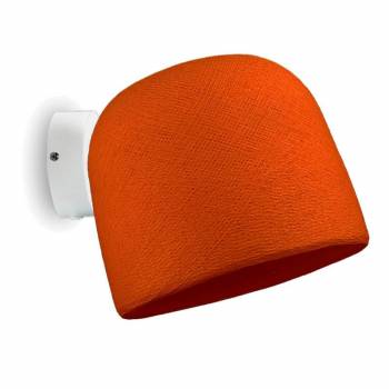 Applique murale blanche Cloche orange fifty - El aplique - La Case de Cousin Paul