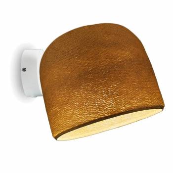 Applique murale blanche Cloche tabac - Le applique - La Case de Cousin Paul