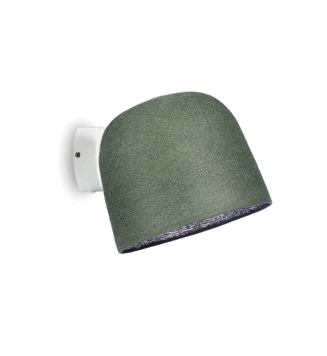 Applique murale blanche Cloche vert de gris - Le applique - La Case de Cousin Paul