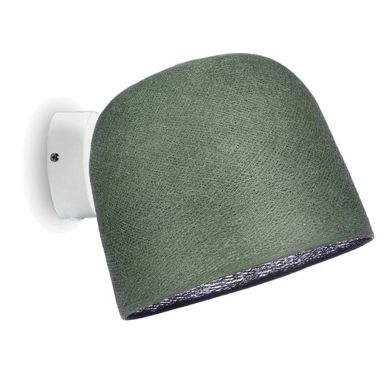 Applique murale blanche Cloche vert de gris - Le applique - La Case de Cousin Paul