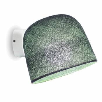 Applique murale blanche Cloche vert de gris - El aplique - La Case de Cousin Paul