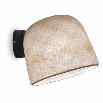 Applique murale Cloche lin - Wall light - La Case de Cousin Paul