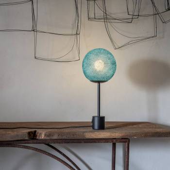 Lampe APAPA - Pauw blauw - Lamp Apapa - La Case de Cousin Paul